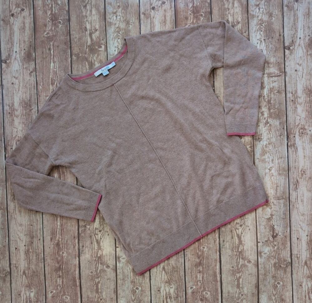 Boden Wool Cashmere Blend Crewneck Sweater  - Lightweight -Size US 4 WV037